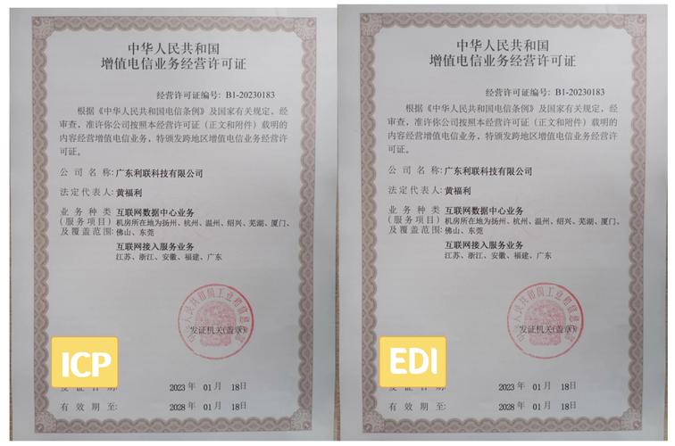 2025年增值电信业务经营许可证分类及适用公司说明